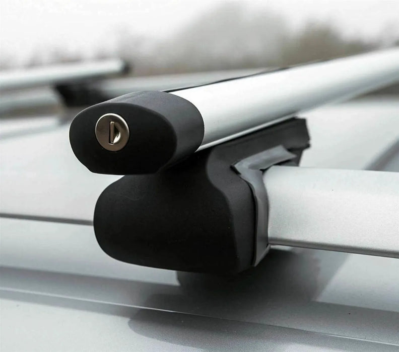 Summit SUM-003 Semi Universal Roof Bars (Pair of) to Fit Cars with Running Rails, Aluminium 1.35m in Length, Set of 2, one size - Summit - My Roof Bars