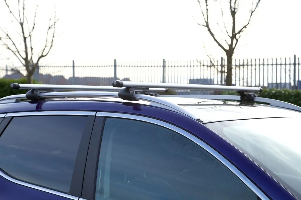 Summit SUM-003 Semi Universal Roof Bars (Pair of) to Fit Cars with Running Rails, Aluminium 1.35m in Length, Set of 2, one size - Summit - My Roof Bars