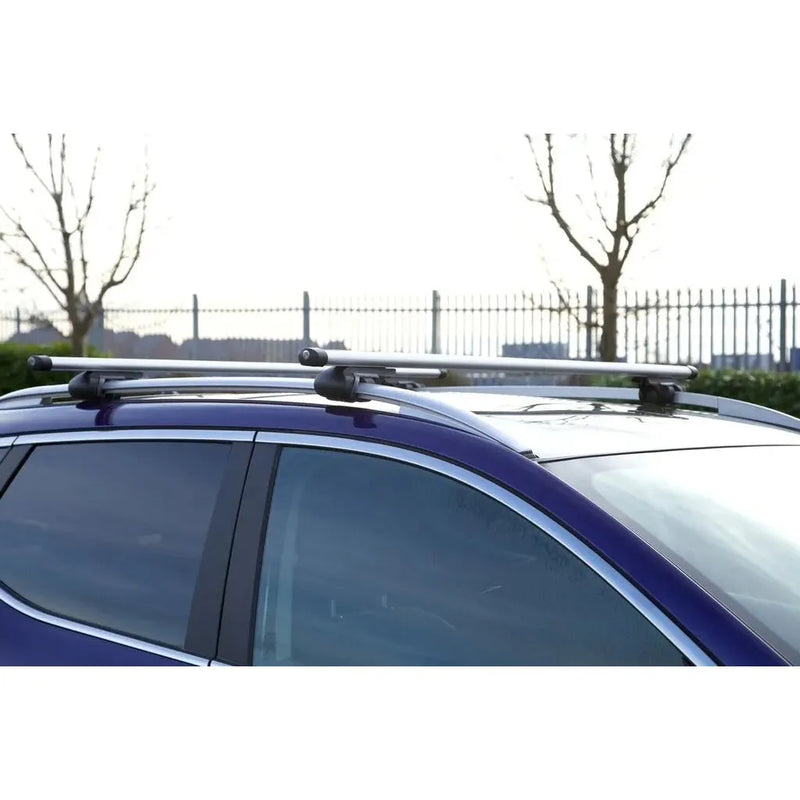 Summit SUM-003 Semi Universal Roof Bars (Pair of) to Fit Cars with Running Rails, Aluminium 1.35m in Length, Set of 2, one size