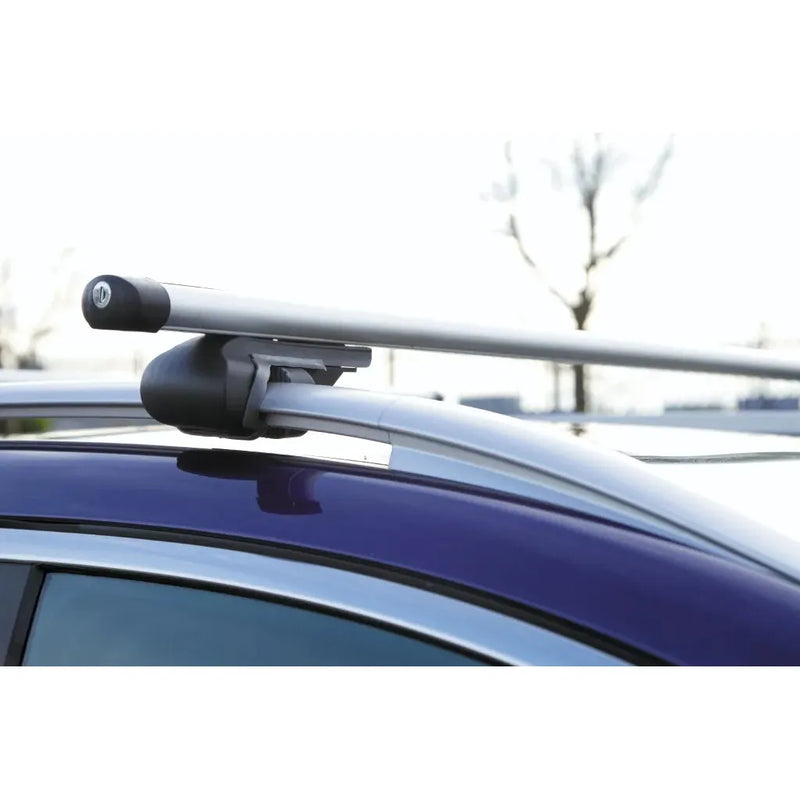 Summit SUM-002 Roof Bar to Fit Cars with Running Rails, Aluminium 1.2m,Siliver