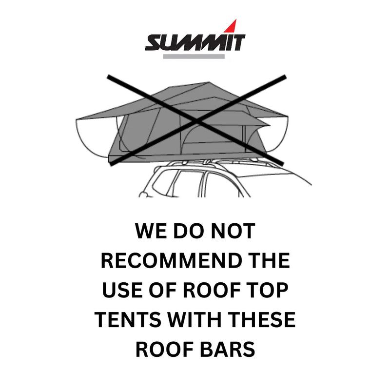Summit Premium Steel Roof Bars fits Vauxhall Combo E 2018-2025 Van 5-dr with Flush Rails - Summit - My Roof Bars