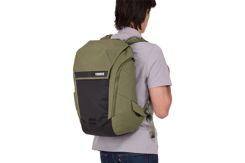 Thule Paramount bike commute backpack soft green 28L