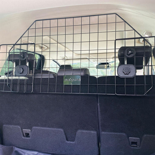 Sakura SS5453 Car Partition SUV Dog Guard Mesh Headrest In Black - Sakura - My Roof Bars