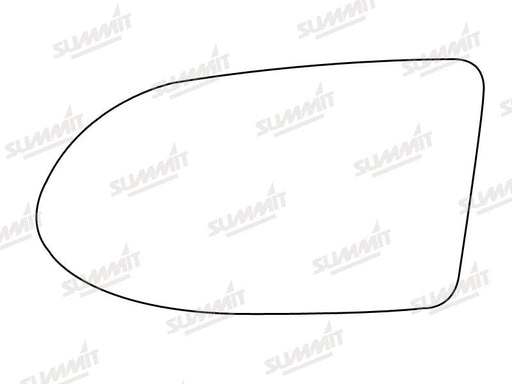 Summit Stick-On Standard Mirror Glass fits Vauxhall Zafira 99 on LHS - Summit - My Roof Bars