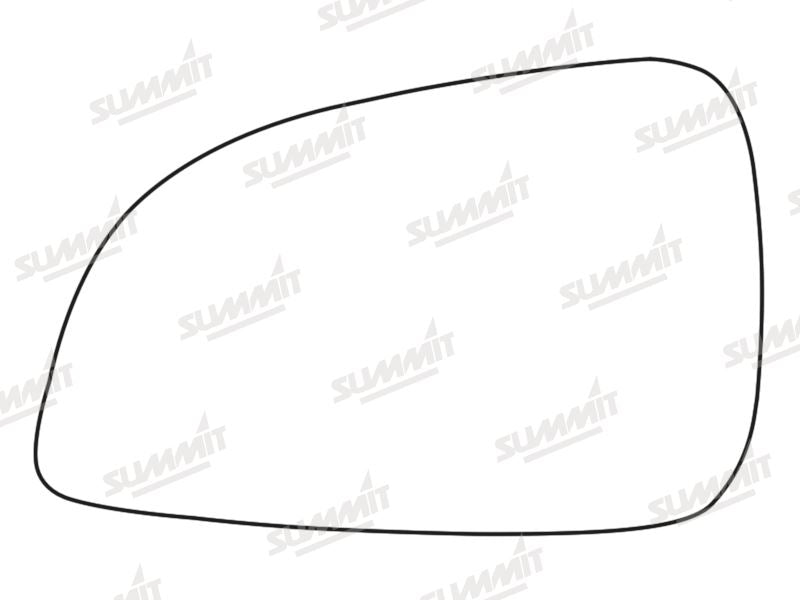 Summit Stick-On Standard Mirror Glass fits Vauxhall Astra SXi & Sri 09 to 11 LHS - Summit - My Roof Bars