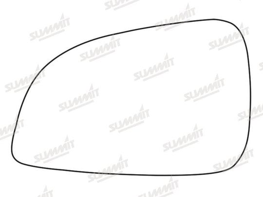 Summit Stick-On Standard Mirror Glass fits Vauxhall Astra SXi & Sri 09 to 11 LHS - Summit - My Roof Bars