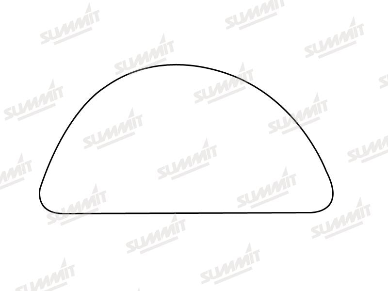 Summit Stick-On Commercial Lower Blind-Spot Mirror Glass fits Ford Transit LHS - Summit - My Roof Bars