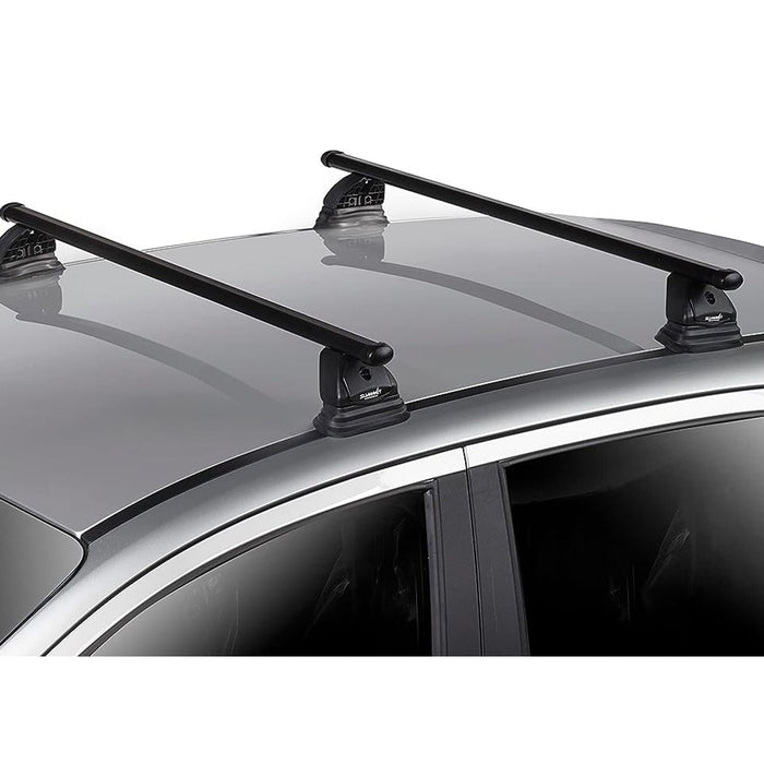 SUP-026 Premium Multi Fit Roof Bars, Black Steel, Set of 2 - Summit - My Roof Bars