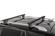 Menabo Jackson Black Roof Bars fits Toyota Corolla Verso 2002-2010 MPV 5D w Raised Rails - Menabo - My Roof Bars
