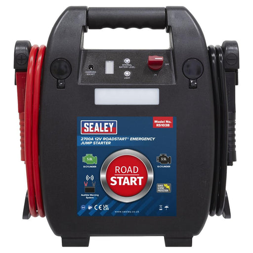 Sealey RoadStartï Emergency Jump Starter 12V 5L 8-Cylinder RS103B - Sealey - My Roof Bars