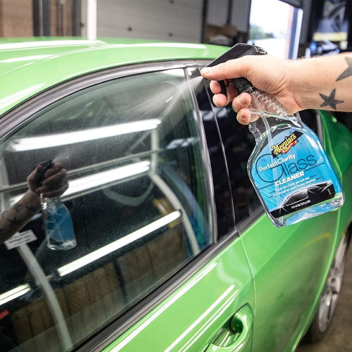 2x Meguiar's G8216EU Perfect Clarity Glass Cleaner 473 ml - Meguiar's - My Roof Bars