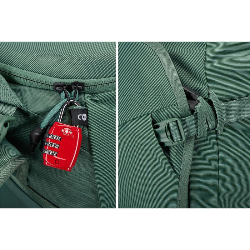 Thule Landmark 60L Women's travel pack  – With Removable 20L Daypack, hazy green