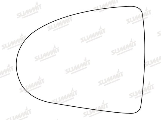 Summit Stick-On Standard Mirror Glass fits Mitsubishi Colt 04 on LHS - Summit - My Roof Bars