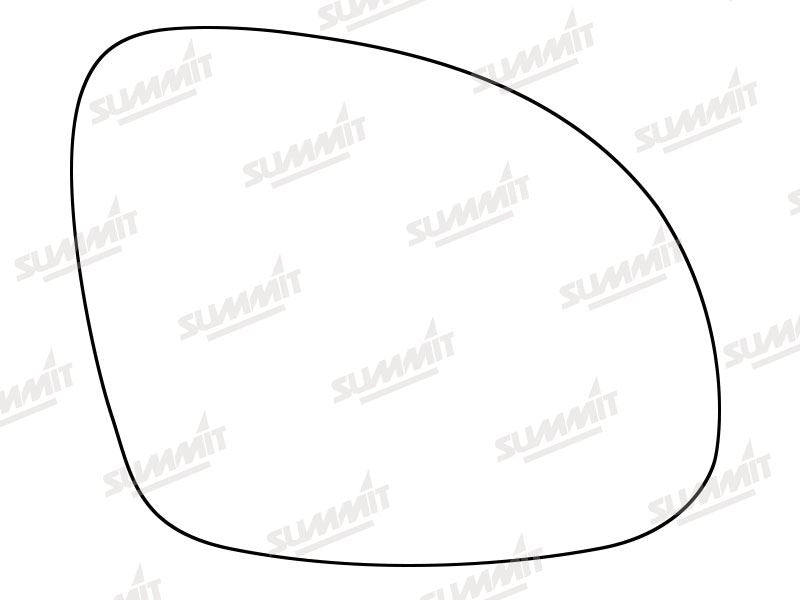 Summit Stick-On Standard Mirror Glass fits VW Tiguan 07 on RHS - Summit - My Roof Bars