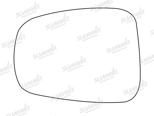 Summit Stick-On Aspheric Mirror Glass fits Citroen C8, Fiat Ulysee, Lancia Phedra Peug 807 LHS - Summit - My Roof Bars