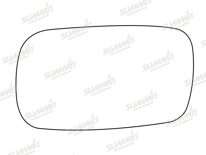 Summit Stick-On Standard Mirror Glass fits Saab 900 93 on LHS - Summit - My Roof Bars