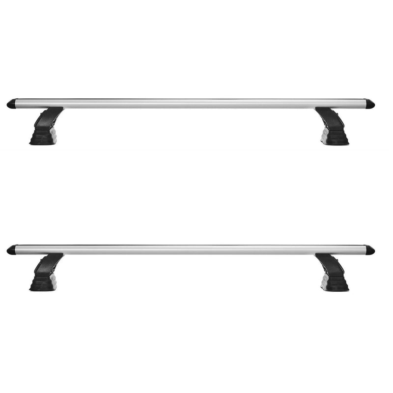Summit SUP-A019 Premium Aluminium Multi-Fit Roof Bars, Lockable, Set of 2