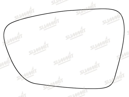 Summit Stick-On Standard Mirror Glass fits Kia Ceed 12-16 on LHS - Summit - My Roof Bars