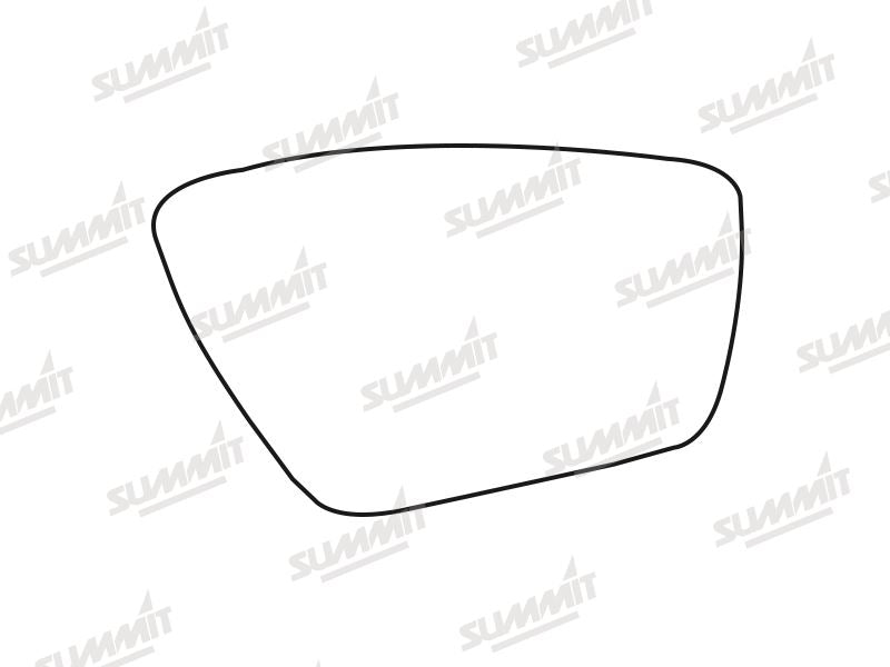 Summit Stick-On Standard Mirror Glass fits Ford KA+ 16 on RHS - Summit - My Roof Bars