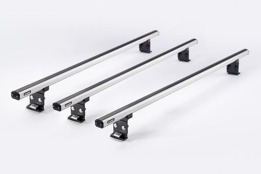 Summit 3 x Aluminium Fixed Point Roof Bars Rack 1.5m for Ford Transit Custom - Summit - My Roof Bars