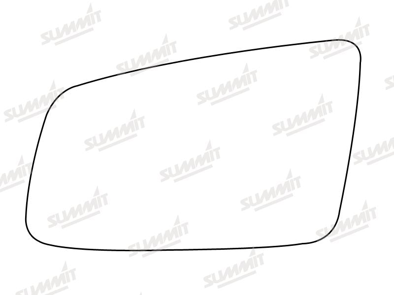 Summit Heated Base Plate With Blind Spot Mirror Glass fits BMW 5 Series / 6 Series 03 on LHS - Summit - My Roof Bars