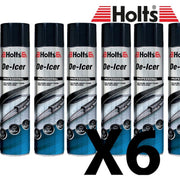 6 x Holts Car De-Icer Melts Windscreen Ice Frost Snow Aerosol Deicer 600ml - Holts - My Roof Bars