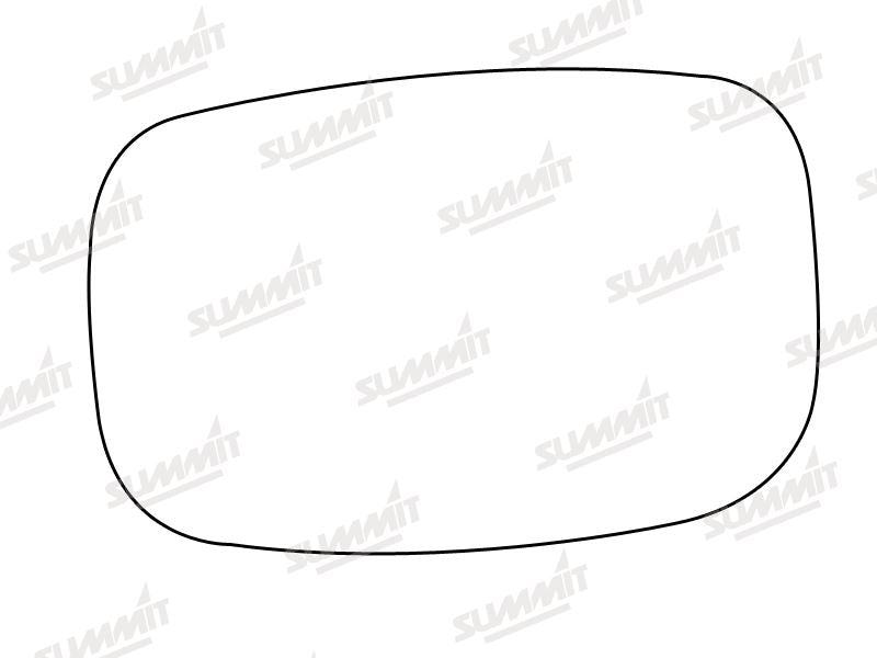 Summit Stick-On Standard Mirror Glass fits Ford Fiesta 94 on RHS - Summit - My Roof Bars