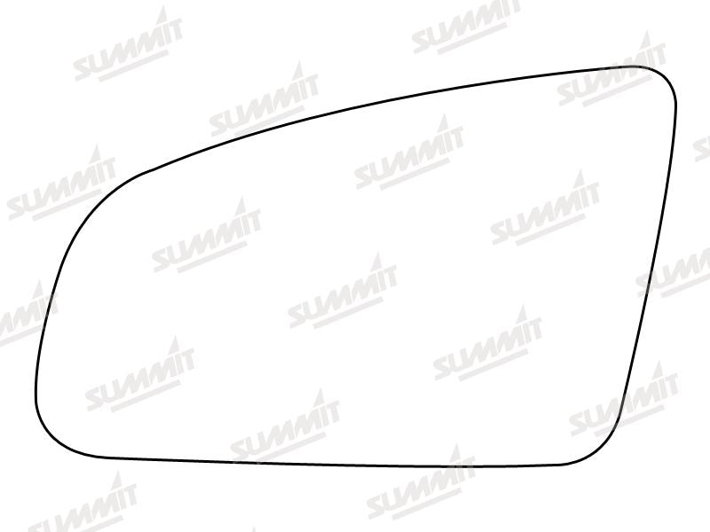 Summit Stick-On Standard Mirror Glass fits Audi A4 01 on LHS - Summit - My Roof Bars