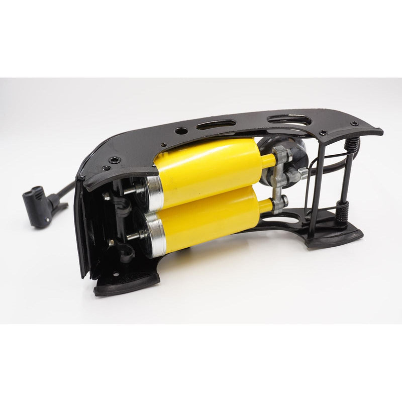 AA Double Barrel Cylinder Tyre Foot Pump Air Inflator Car Van Bicycle Bike - AA - My Roof Bars