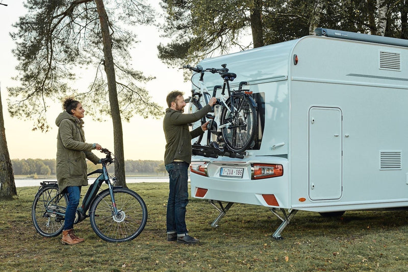 Thule Excellent Standard motorhome and caravan bike rack black