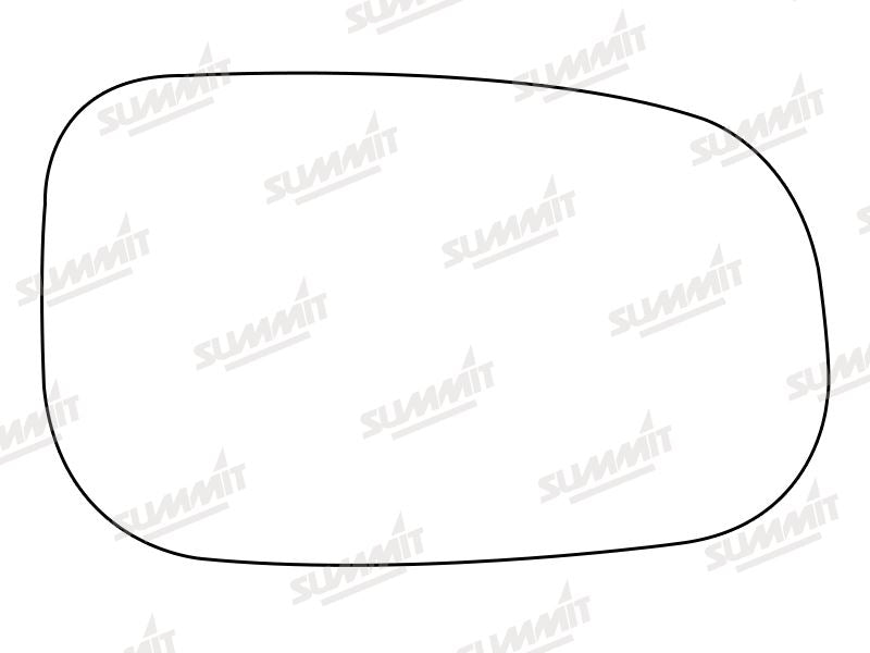 Summit Heated Base Plate With Standard Mirror Glass fits Volvo S40 RHS - Summit - My Roof Bars