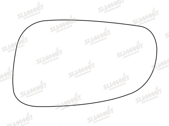 Summit Stick-On Standard Mirror Glass fits Volvo S60 V70 00 on LHS - Summit - My Roof Bars