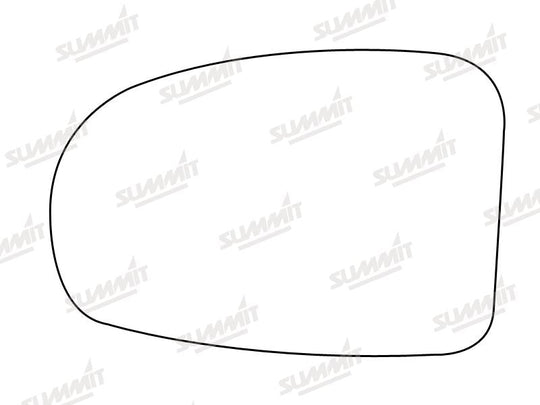 Summit Stick-On Standard Mirror Glass fits Toyota Avensis 08 on LHS - Summit - My Roof Bars
