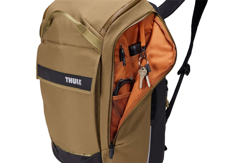 Thule Paramount hybrid bike pannier and backpack 26L tan beige