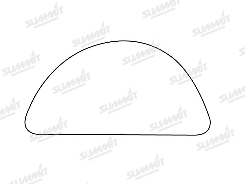 Summit Stick-On Commercial Lower Blind-Spot Mirror Glass fits Ford Transit RHS - Summit - My Roof Bars