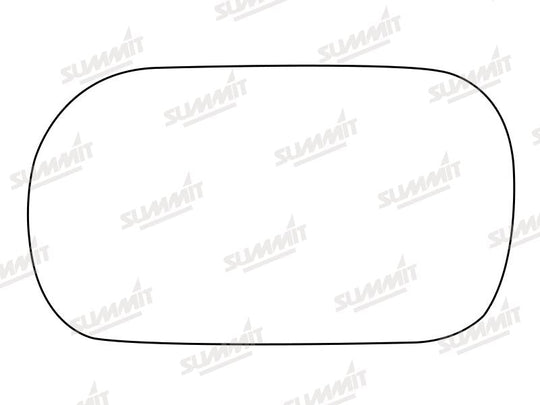 Summit Stick-On Standard Mirror Glass fits Fiat Strad RHS - Summit - My Roof Bars