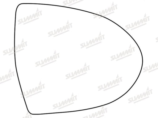 Summit Stick-On Standard Mirror Glass fits Kia Sportage 10 on RHS - Summit - My Roof Bars