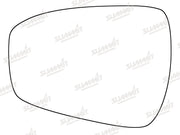 Summit Stick-On Standard Mirror Glass fits Ford Mondeo 12 on LHS - Summit - My Roof Bars