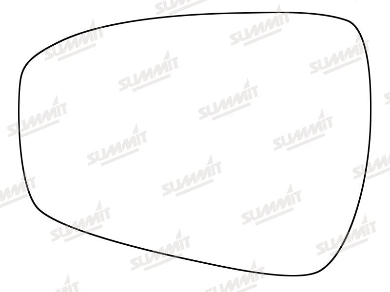 Summit Stick-On Standard Mirror Glass fits Ford Mondeo 12 on LHS - Summit - My Roof Bars