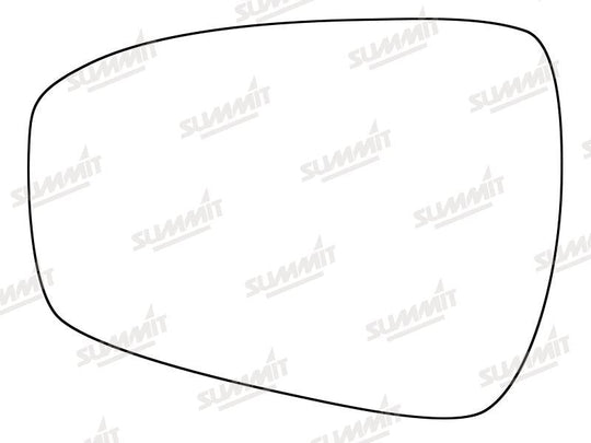 Summit Stick-On Standard Mirror Glass fits Ford Mondeo 12 on LHS - Summit - My Roof Bars