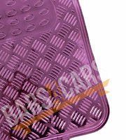 Universal Pink Metallic Streetwize Checker RubberGirls Car Floor Mats Set SWTP6 - Streetwize - My Roof Bars