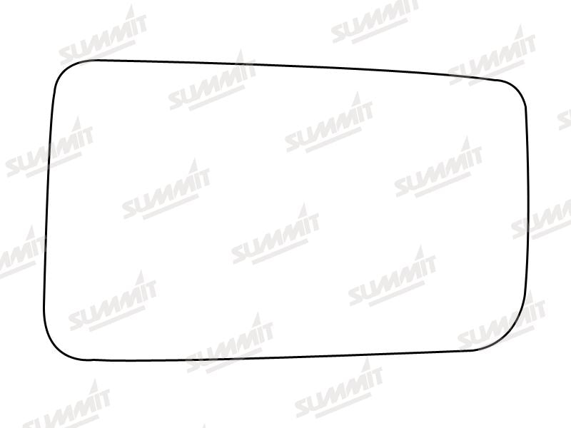 Summit Stick-On Anti Dazzle Mirror Glass fits Peugeot 309, 405, 505 RHS - Summit - My Roof Bars