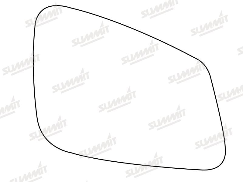 Summit Stick-On Aspheric Mirror Glass fits BMW 5 Series 10 on RHS - Summit - My Roof Bars