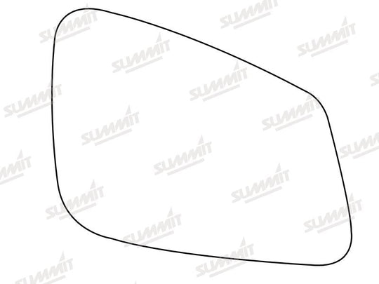 Summit Stick-On Aspheric Mirror Glass fits BMW 5 Series 10 on RHS - Summit - My Roof Bars