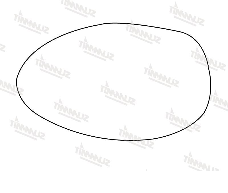 Summit Stick-On Aspheric Mirror Glass fits Alfa 147 RHS - Summit - My Roof Bars