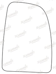 Summit Stick-On Commercial Mirror Glass fits Citroen Jumper, Fiat Ducato, Peugeot Boxer RHS - Summit - My Roof Bars