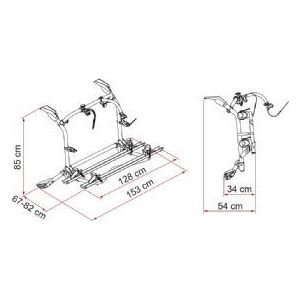 Fiamma Carry-Bike Vw T6 Pro - Deep Black 02094C08A - Fiamma - My Roof Bars