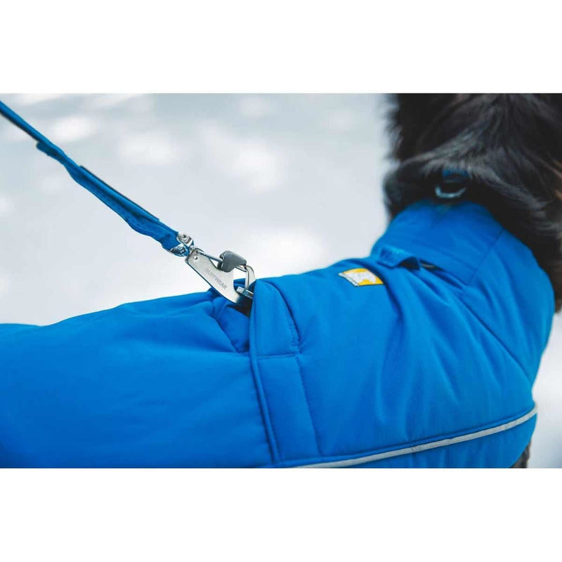 Ruffwear Vert Coverall Dog Snow Suit in Blue Pool (Small)