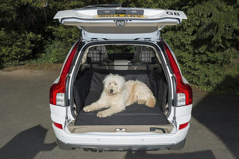 Waterproof Quilted Padded Dog Pet Mat Car Boot Liner & Bumper Protector