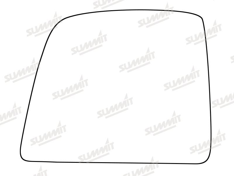 Summit Stick-On Commercial Mirror Glass fits Ford Connect LHS - Summit - My Roof Bars